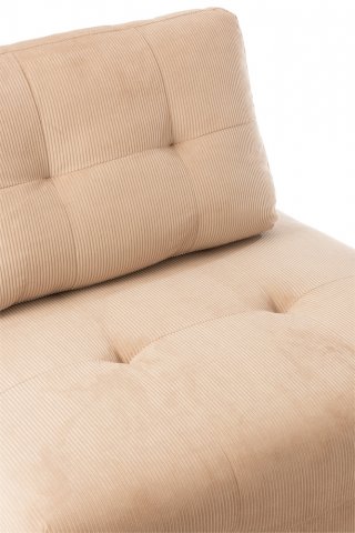 Fauteuil Pouf  CHARLENE Rose Nude